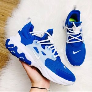Nike React Presto Royal Blue White